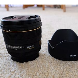 Sigma 50mm 1.4 lens for Canon